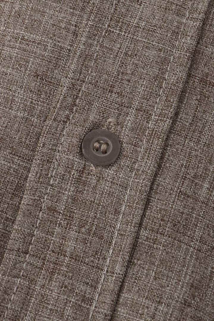 Levoire | Boutons Devant Haut Bas Chemise À Poches