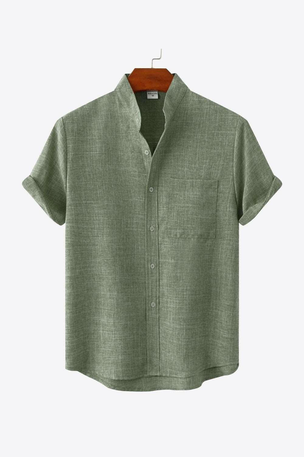Levoire | Boutons Devant Haut Bas Chemise À Poches Sage