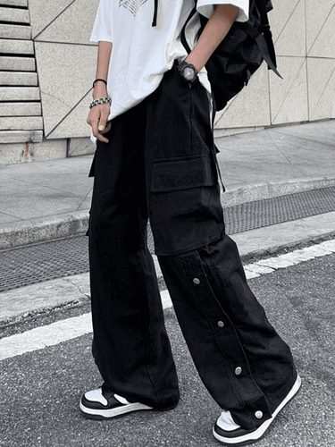 Levoire | Pantalon Cargo Avec Poches À Boutons