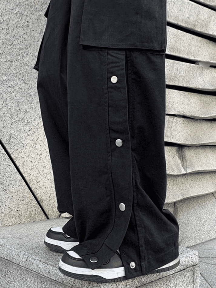 Levoire | Pantalon Cargo Avec Poches À Boutons