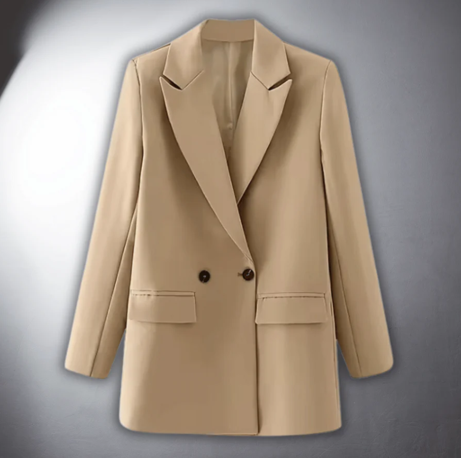 Levoire | Ajustement Parfait Blazer Premium Khaki