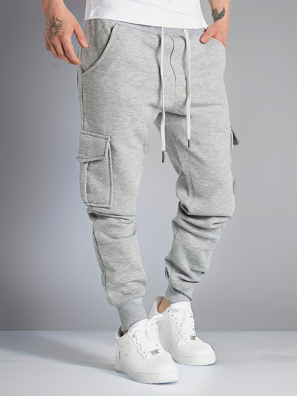 Levoire | Combinaison De Pantalons De Sport Pour Hommes Avec Cordon Et Poches Latérales