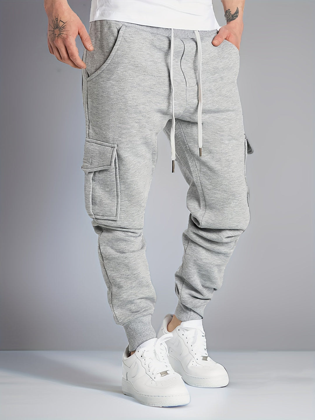 Levoire | Combinaison De Pantalons De Sport Pour Hommes Avec Cordon Et Poches Latérales