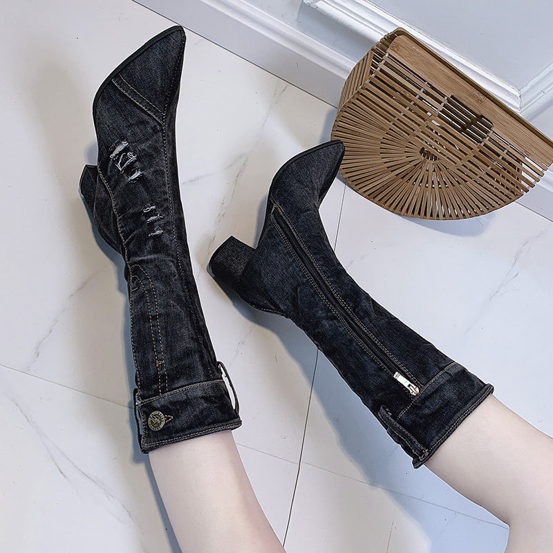 Levoire | Bottes Denim Statement