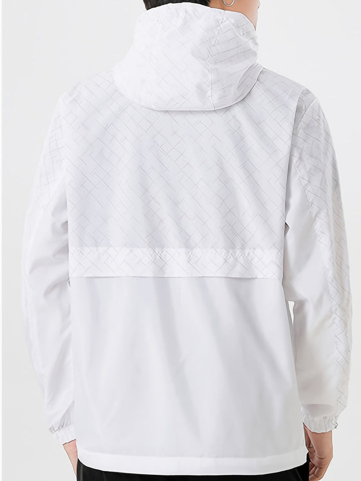 Levoire | Veste De Pluie Pour Hommes À Motif Écossais