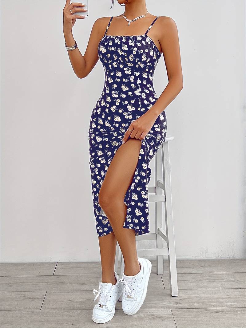 Levoire | Robe Cami À Bretelles Séparées Avec Imprimé Floral
