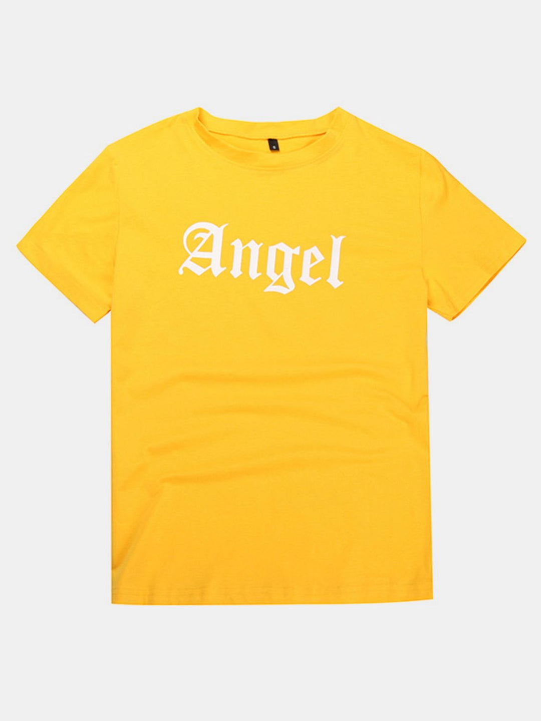 Levoire | Perfee ANGEL Col rond T-shirt à manches courtes Jaune