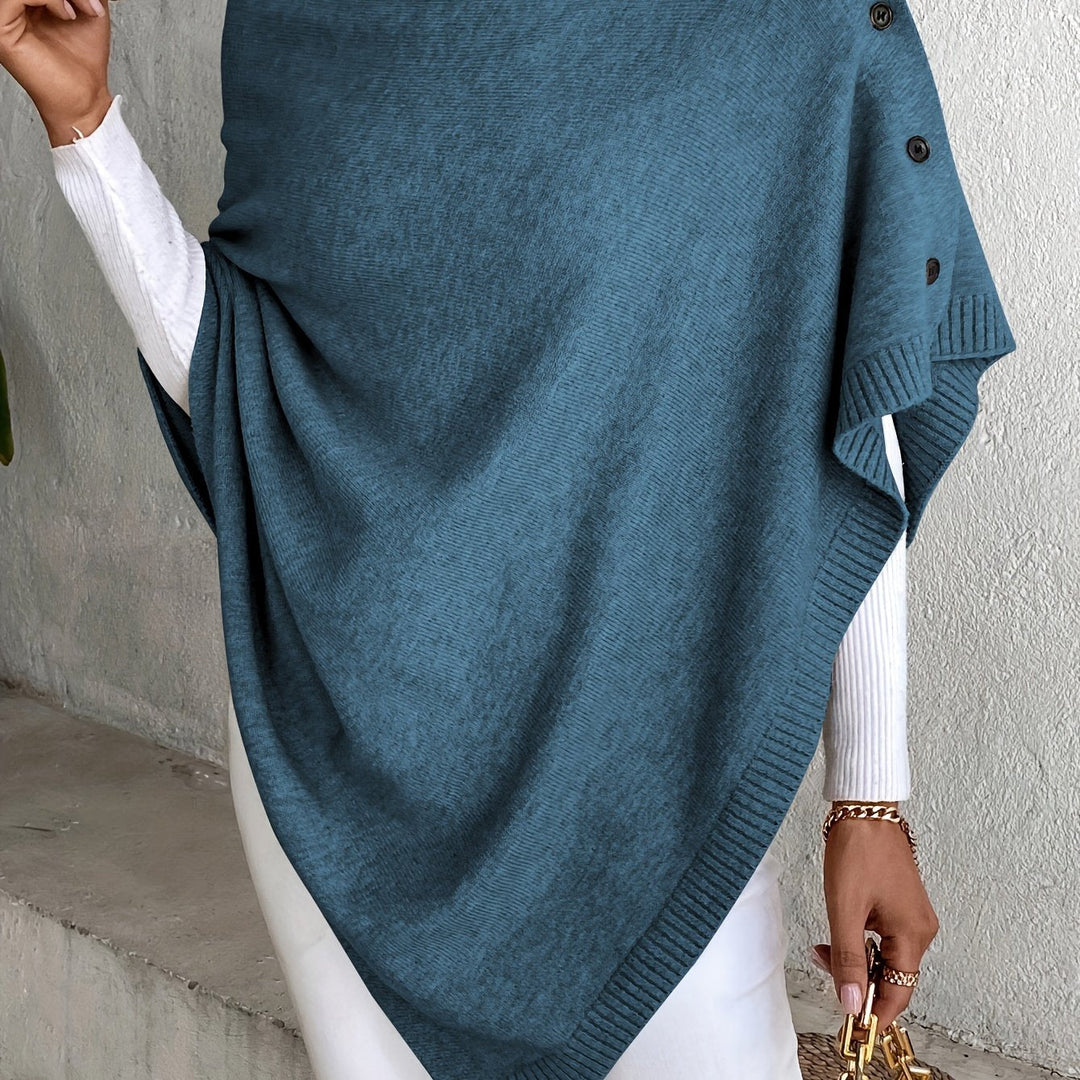 Levoire | Non Combiné Cape Tricoté Pauw Bleu