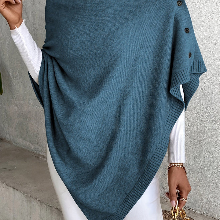 Levoire | Non Combiné Cape Tricoté Pauw Bleu