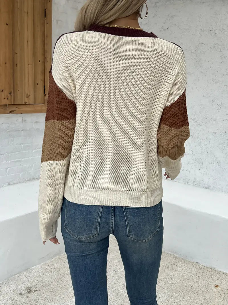 Levoire | Sweat-Shirt Décontracté À Col Rond Et Manches Longues