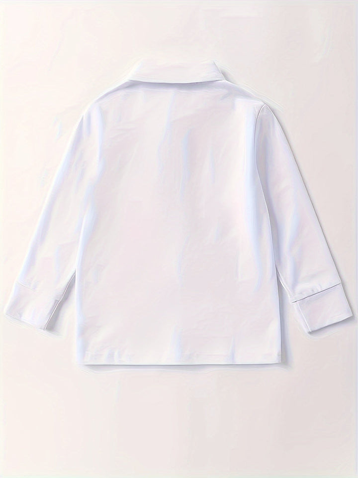 Levoire | Chemise Blanche Pour Garçon À Manches Longues