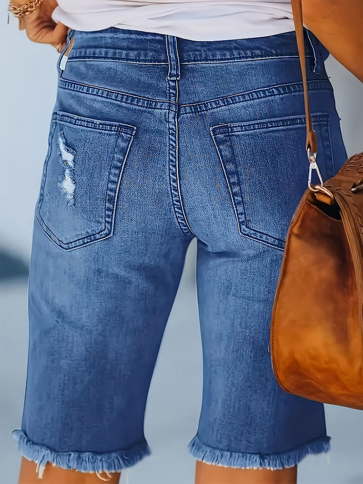 Levoire | Revityt Vartalohartsi Jeans Taille Haute Et À Ourlet Élastique
