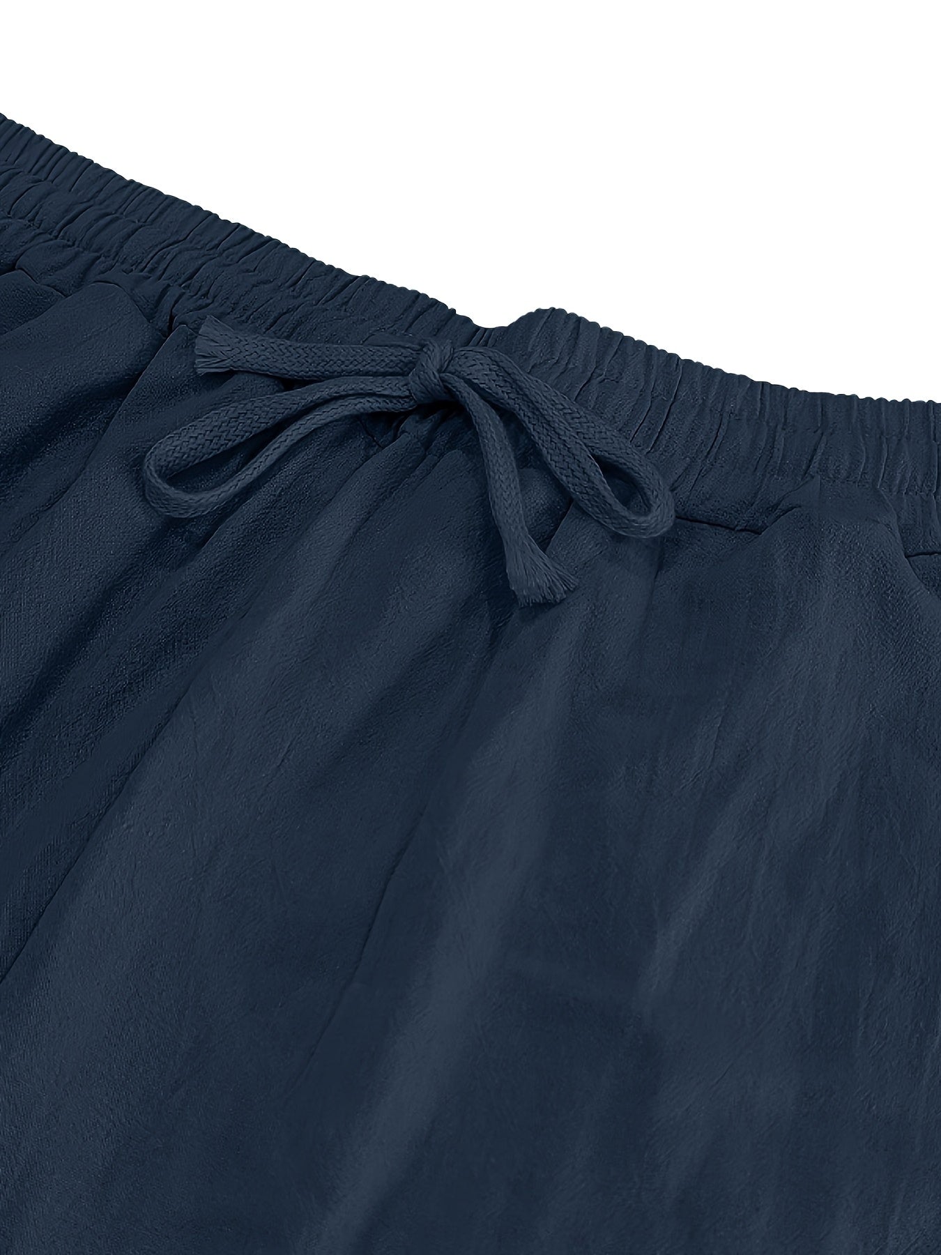 Levoire | Loisirs Coton Lin Pantalons Couleur Unie