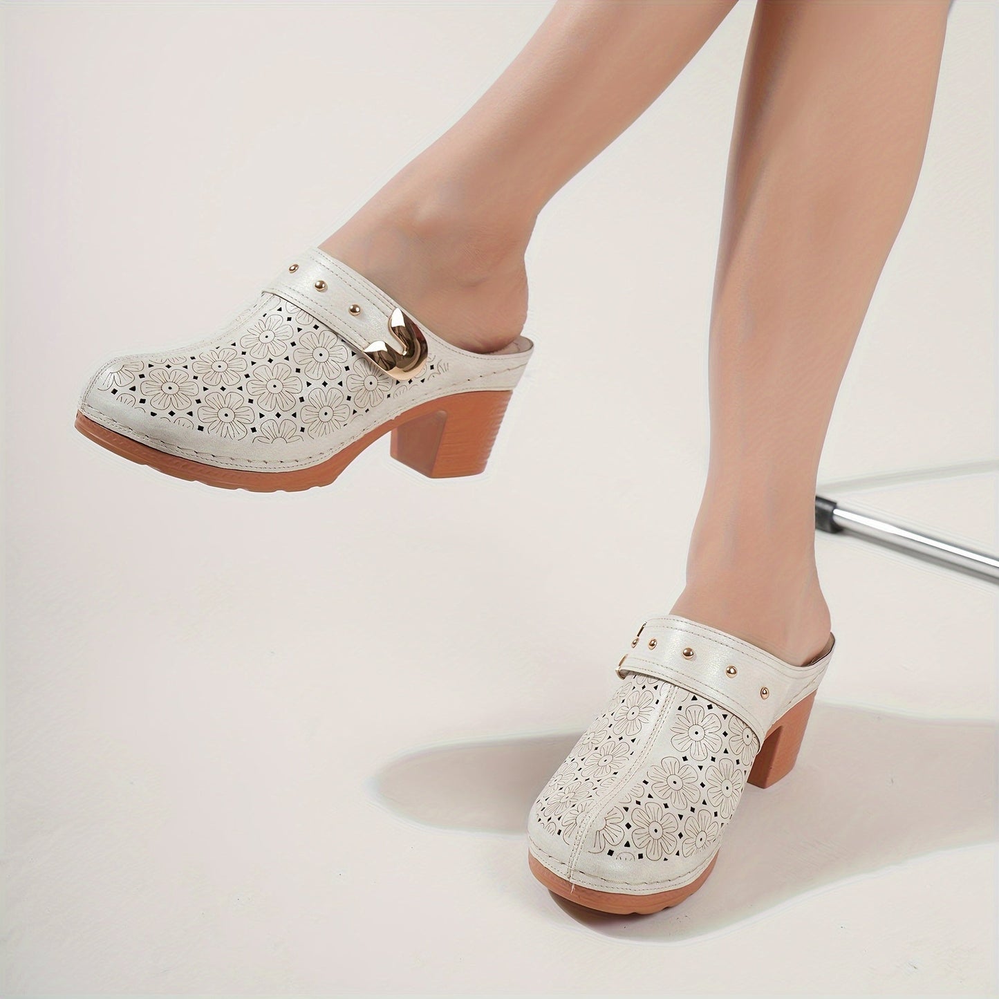 Levoire | Chaussures À Fleurs À Talons Hauts