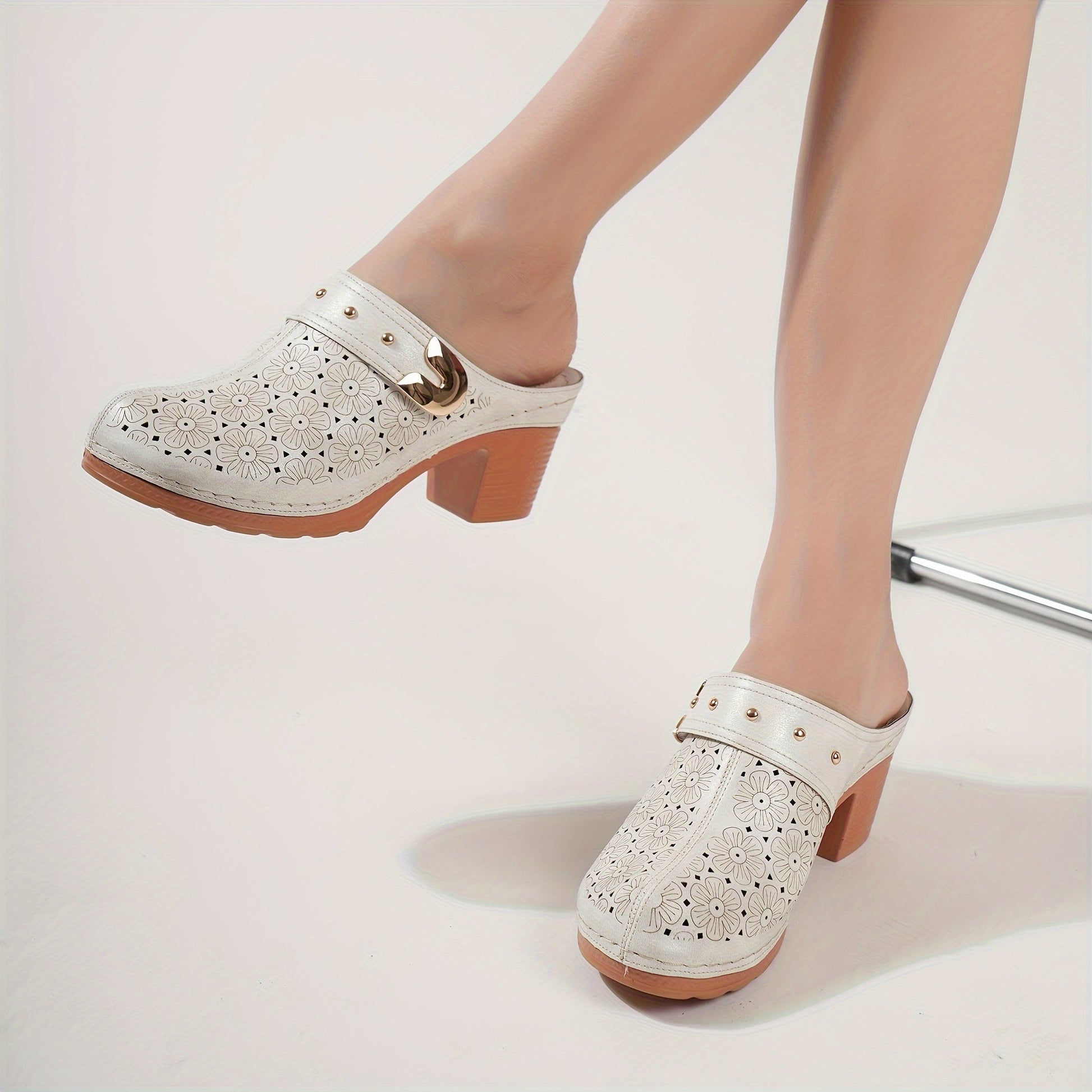 Levoire | Chaussures À Fleurs À Talons Hauts