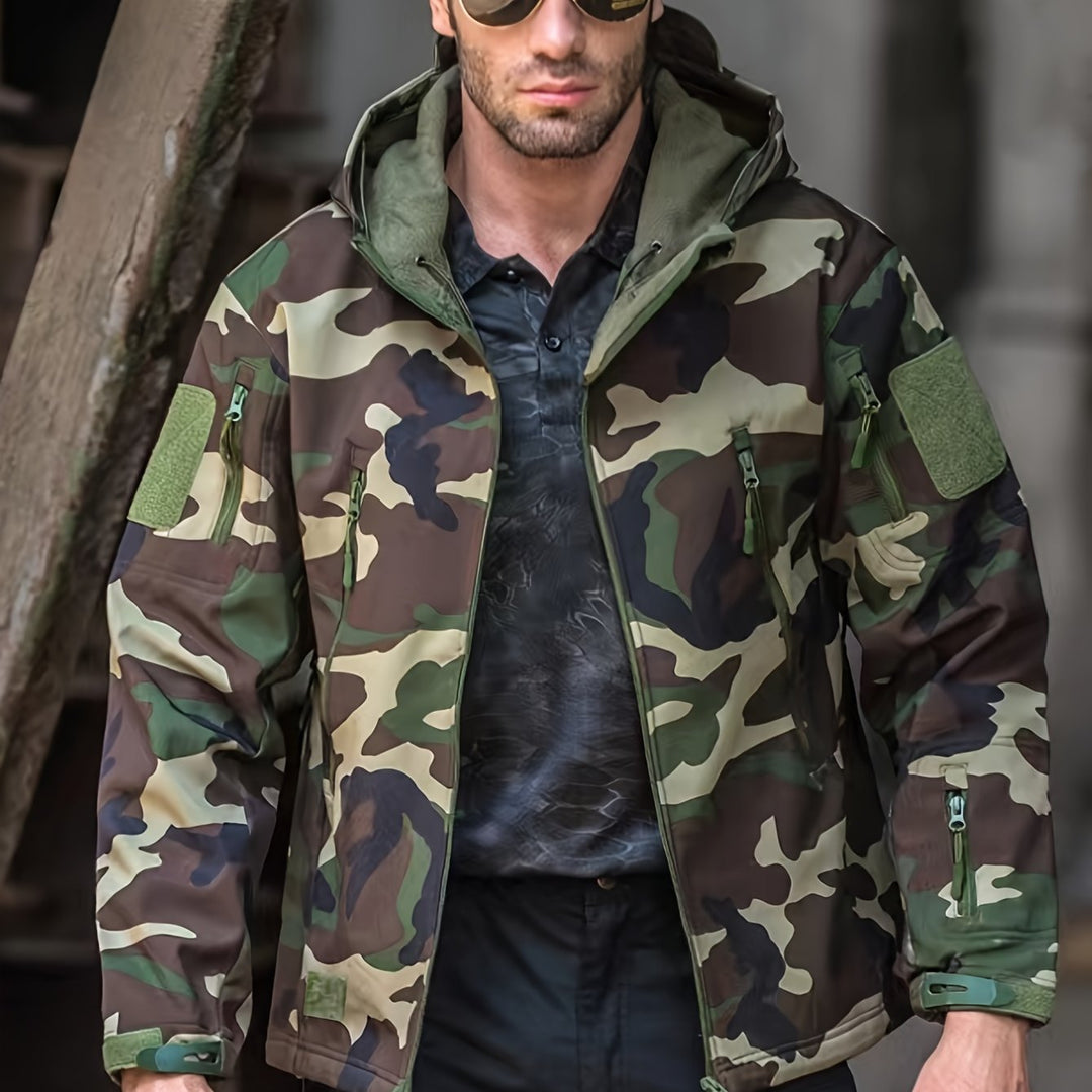 Levoire | Veste Pour Hommes Avec Capuche Et Poches Zippées