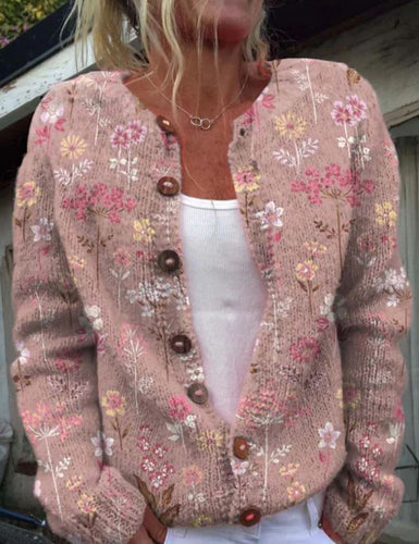 Levoire | Cardigan Léger Avec Détails Imprimés Floraux
