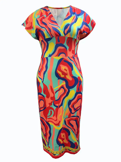 Levoire | Robe Décontractée, À Manches Courtes, Ajustée