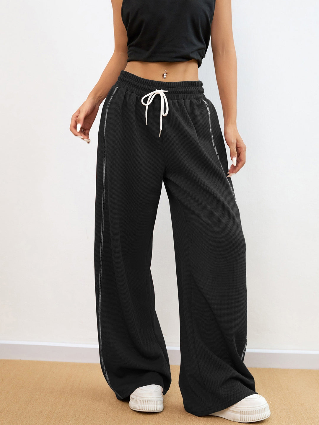 Levoire | Pantalon De Jogging À Motif Guimauve Pour Femmes En Couleur Unie