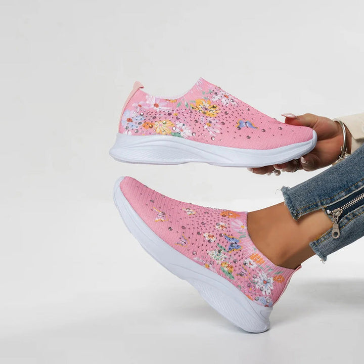 Levoire | Baskets Slip On Confortables Avec Motif Papillon Pour Femmes