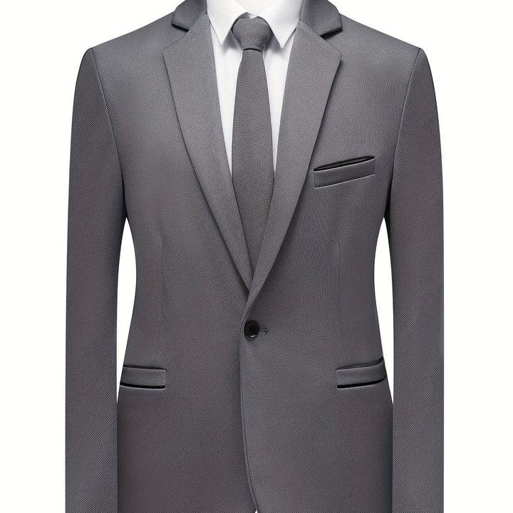 Levoire | Veste De Costume Pour Homme Unie & Cravate