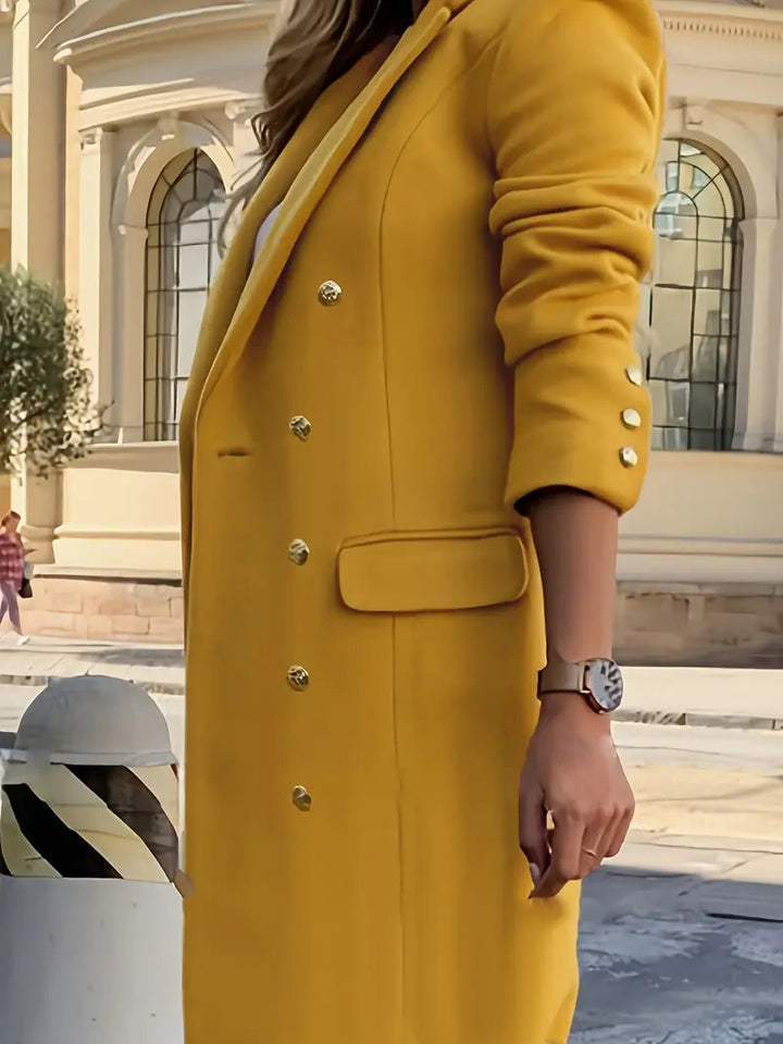 Levoire | Manteau À Double Boutonnage Avec Col Revers
