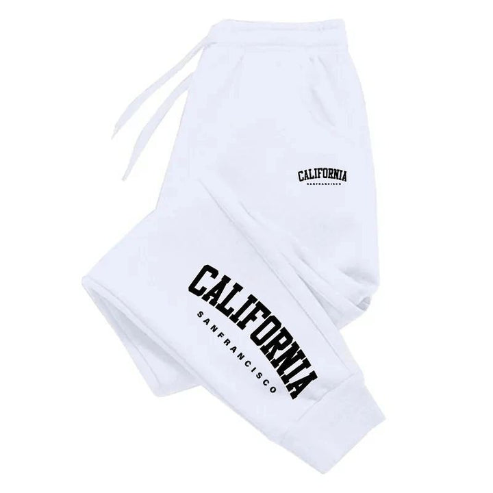 Levoire | Décontracté Pantalon De Jogging Californie Blanc