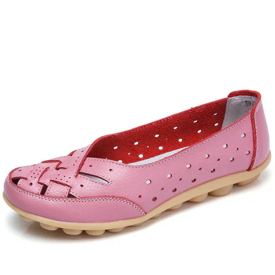 Levoire | Ballerines En Cuir Ultra Confortables Rosa