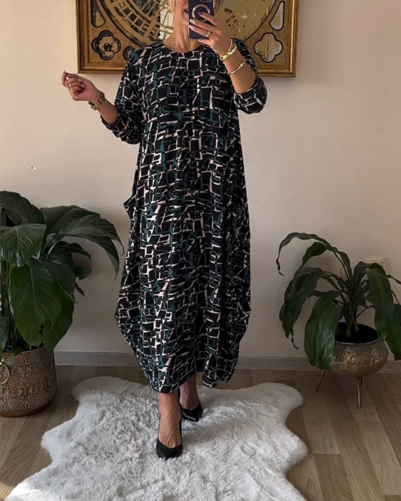 Levoire | Robe De Style Rétro À Manches Longues