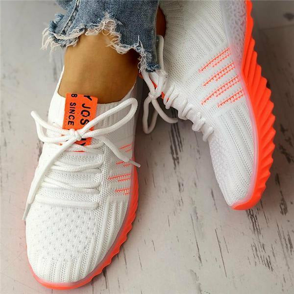 Levoire | Baskets De Sport En Maille Avec Lacets Et Semelle Ergonomique Pour Femmes