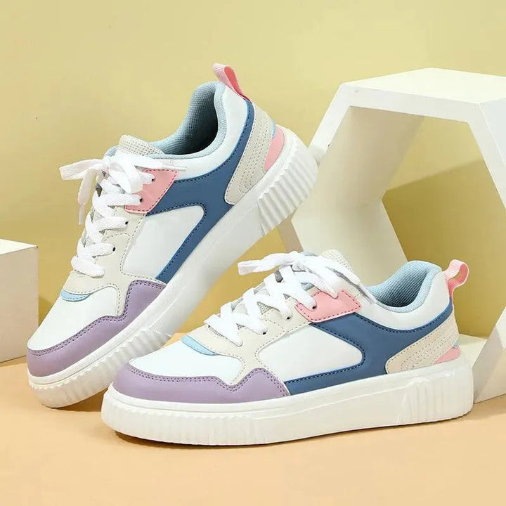 Levoire | Chaussures de tennis Décontractées avec lacets Blanc Rose Bleu