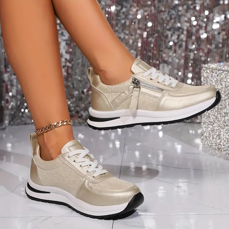 Levoire | Très confortables baskets Or