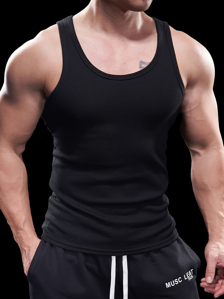 Levoire | Solidi Chemise Sans Manches Pour Hommes