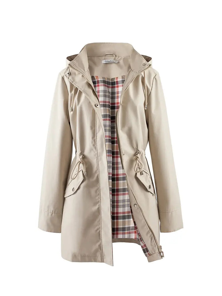 Levoire | Veste De Pluie Longue Légère Khaki
