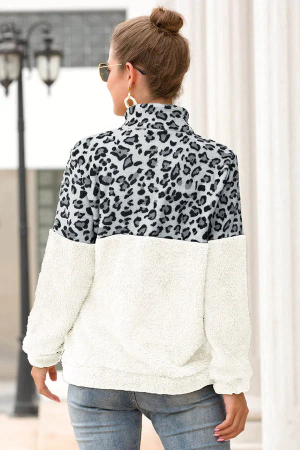 Levoire | Sweat à zip bicolore