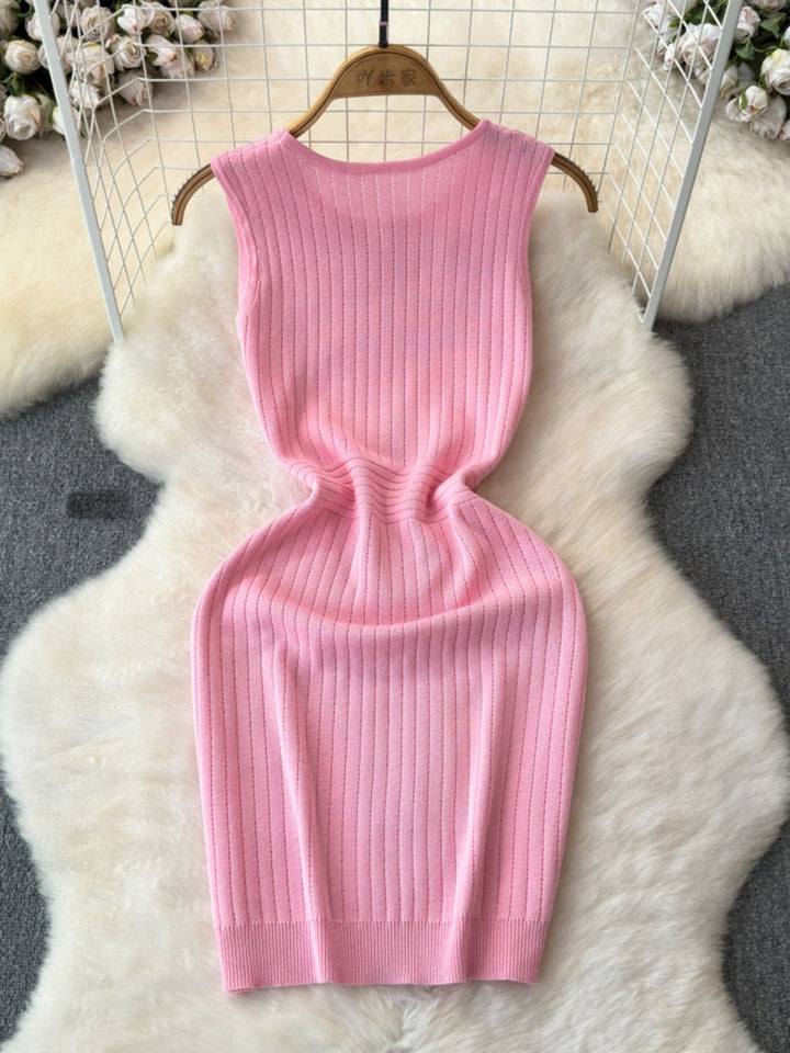 Levoire | Robe en soie tricotée élégante