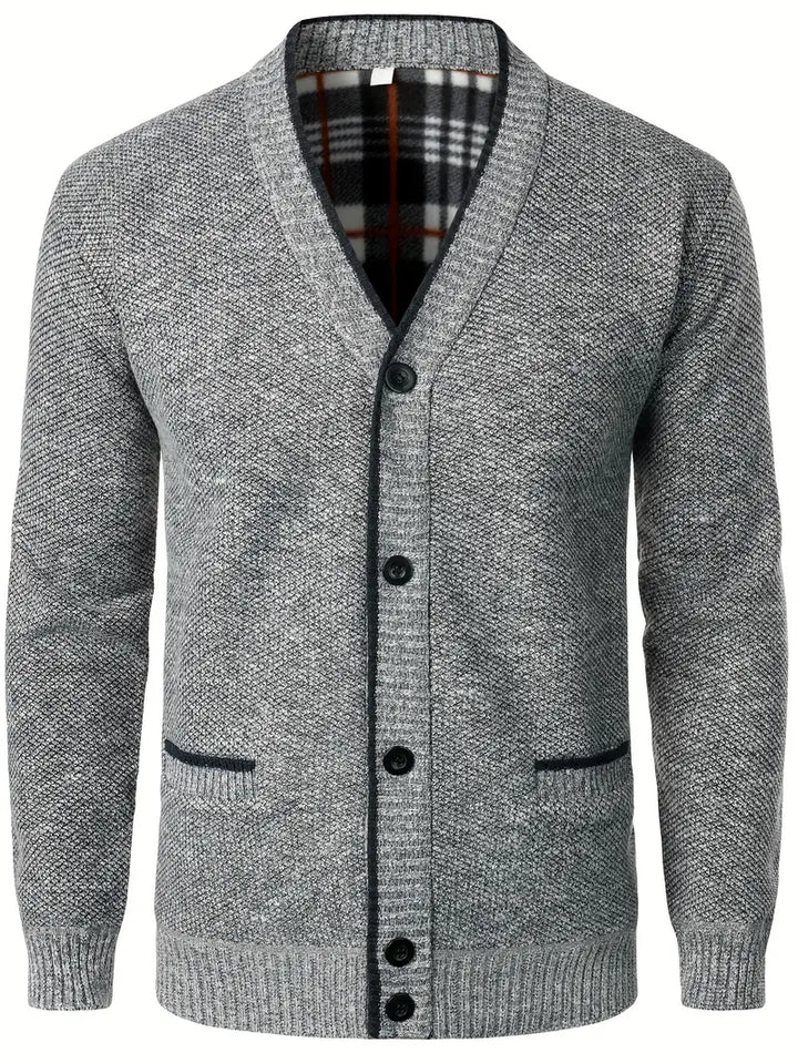Levoire | Élégant Gilet Classique Pour Homme Avec Poches Et Col En V Gris clair