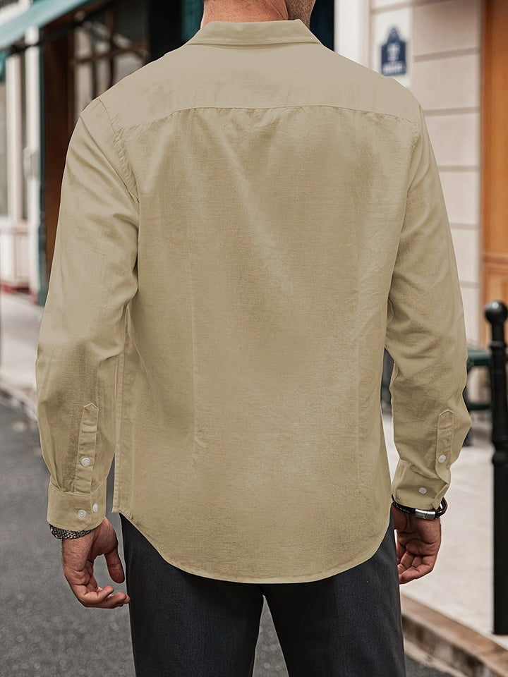Levoire | Chemise Décontractée À Manches Longues Pour Styles Décontractés