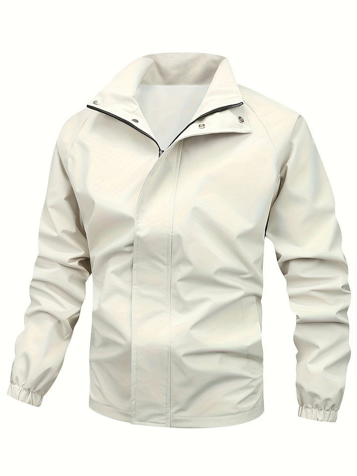 Levoire | Veste Homme Noire Avec Col Montant