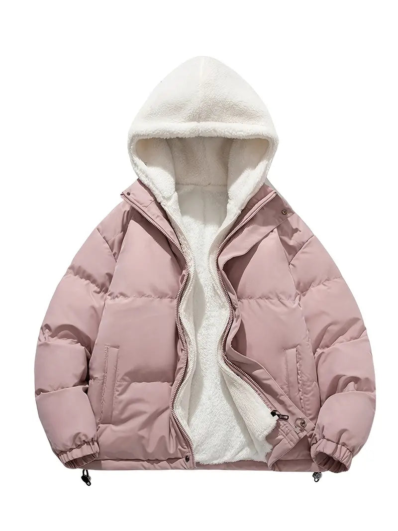 Levoire | Veste En Fleece À Manches Longues Avec Poches Rosa