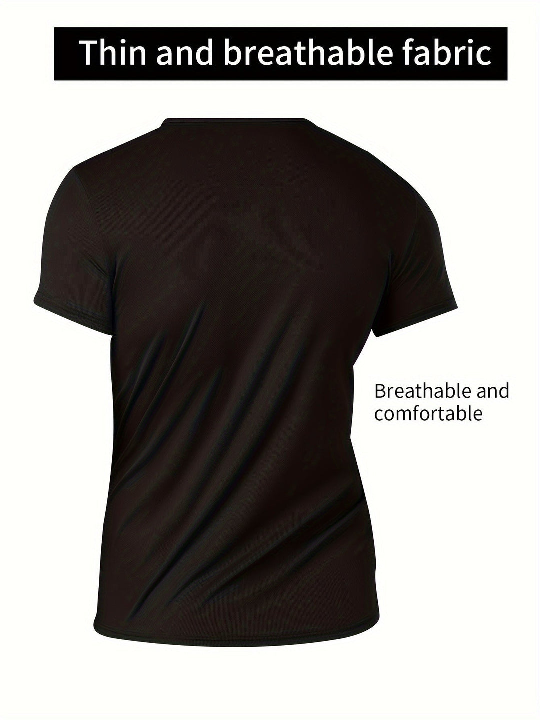 Levoire | 5 Paquet De T-Shirts Sportifs Et Polyvalents À Col Rond