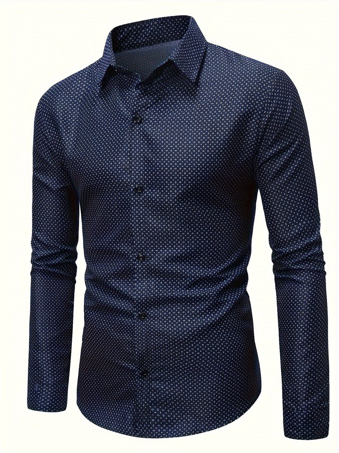 Levoire | Chemise Pour Homme Avec Un Col Retourné Tendance Et Des Manches Longues Merimustav
