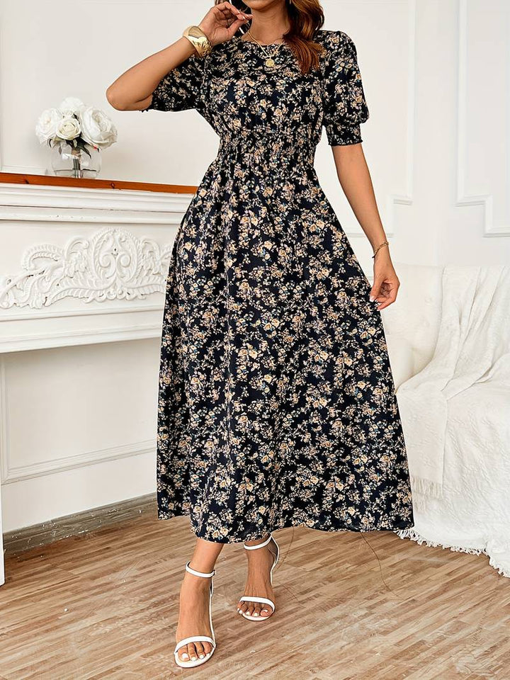 Levoire | Robe Col Rond Imprimé Floral Été