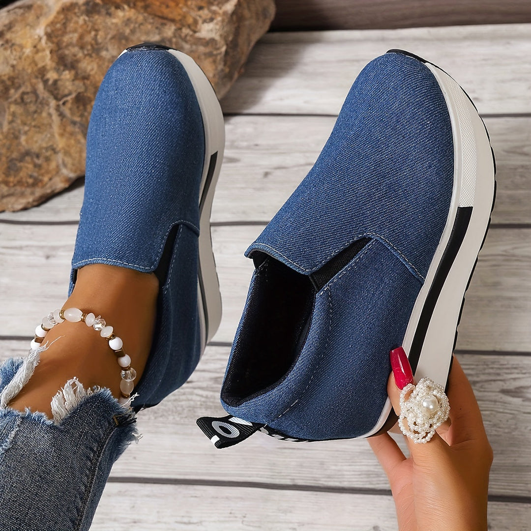 Levoire | Chaussure De Cheville En Denim Antidérapante Légère