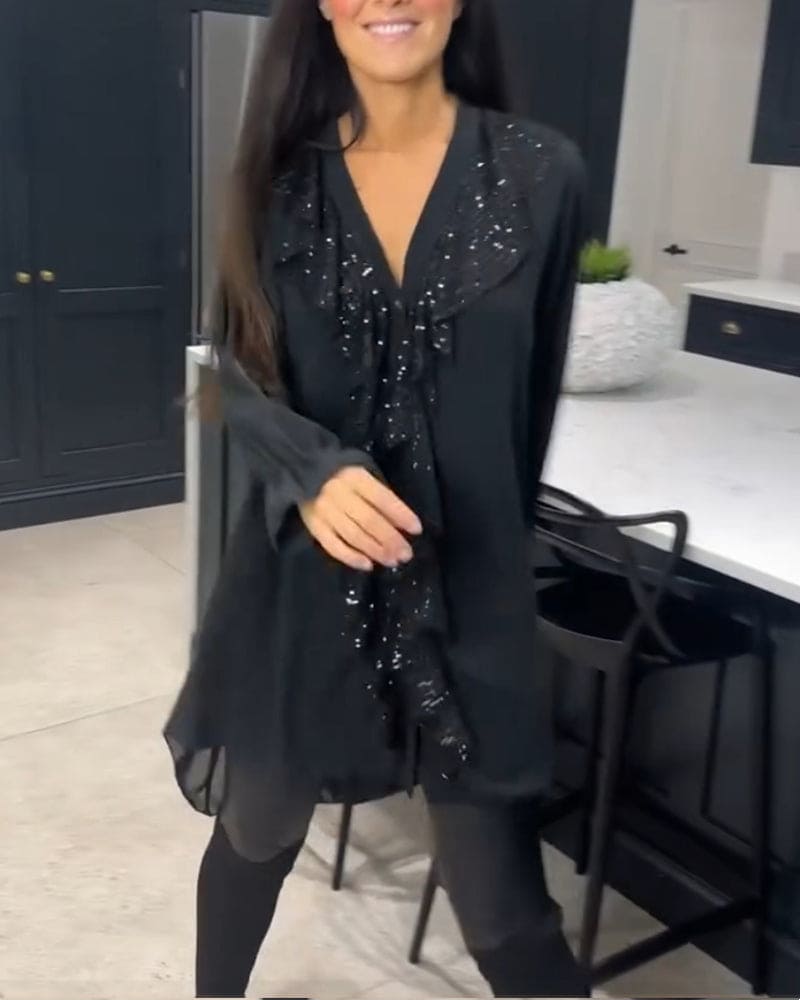 Levoire | Blouse Avec Volants Dans Une Coupe Élégante