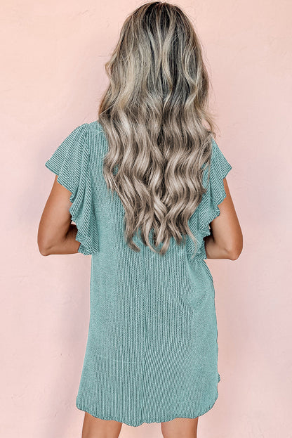 Levoire | Robe Mini Avec Manches Papillon