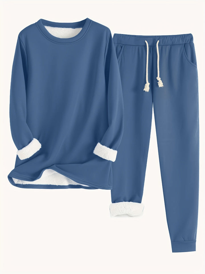 Levoire | Ensemble De Loungewear Confortable Bleu (Presque Épuisé)