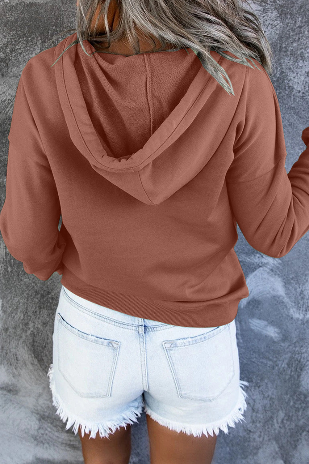 Levoire | Sweat À Capuche En Fleece Avec Détails En Bouton