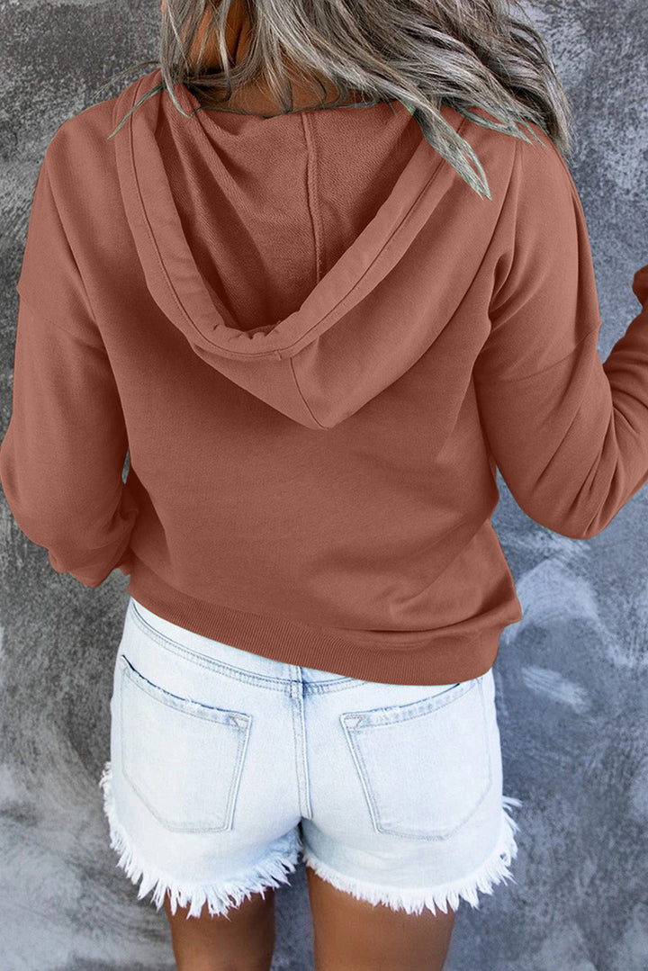 Levoire | Pull Fleece Chaud Avec Capuche Et Boutons