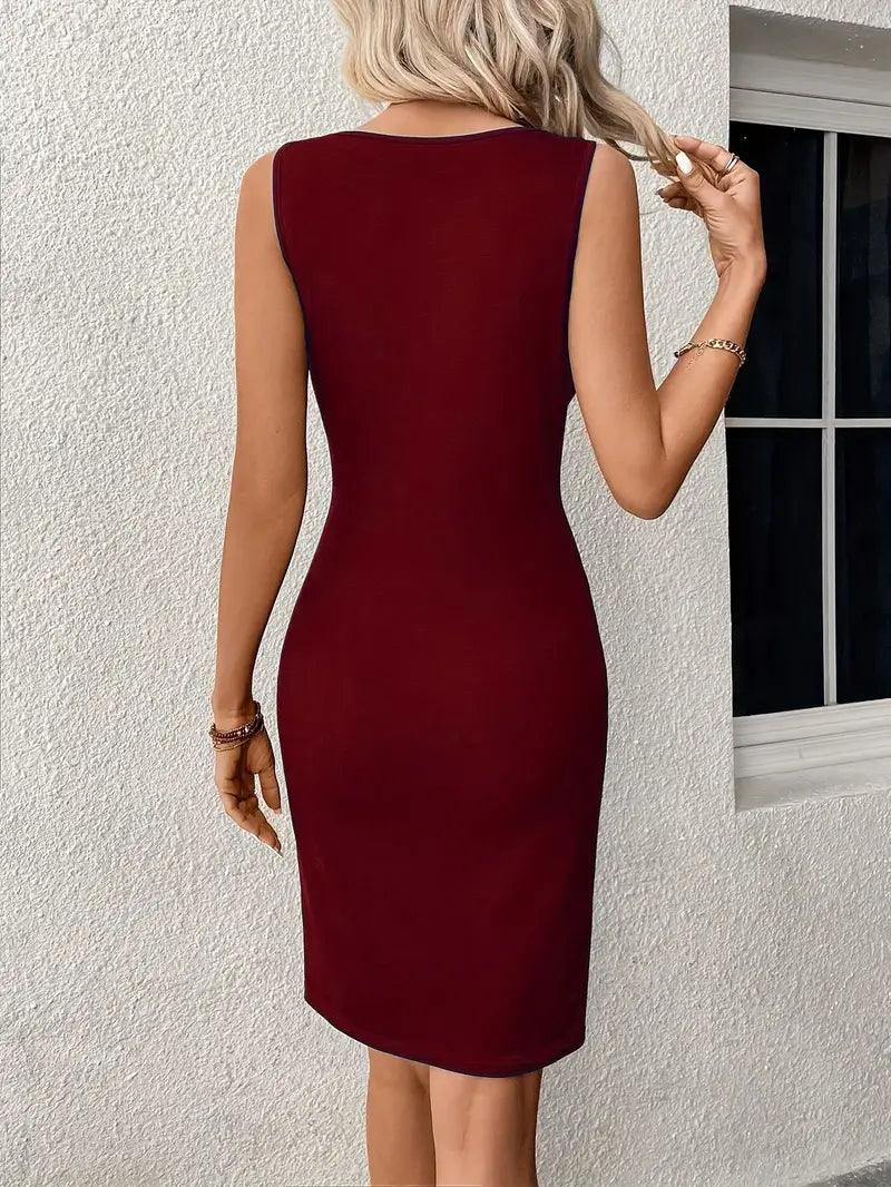 Levoire | Élégante Robe Sans Manches Coupe Classique